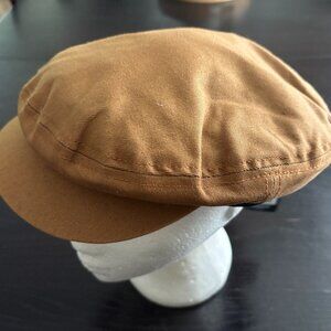 NEW  Mens Brixton Camel Fiddler Hat  Size Large